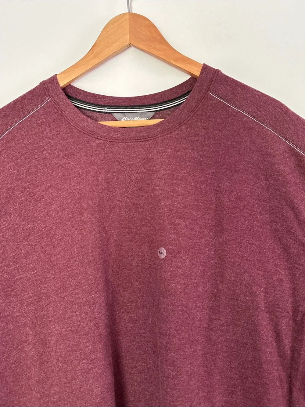 Eddie Bauer Fleece Crewneck Sweatshirt Men’s 2XL NEW Layering Outdoor Cozy A17